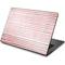 Pink and White Stripes Dell Chromebook Skin