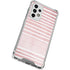 Pink and White Stripes Galaxy A33 5G Clear Case