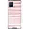 Pink and White Stripes Galaxy A51 5G Clear Case