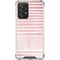 Pink and White Stripes Galaxy A52 5G Clear Case