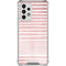 Pink and White Stripes Galaxy A53 5G Clear Case
