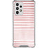Pink and White Stripes Galaxy A53 5G Clear Case