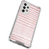 Pink and White Stripes Galaxy A53 5G Clear Case