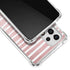 Pink and White Stripes Galaxy A53 5G Clear Case
