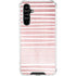 Pink and White Stripes Galaxy A54 5G Clear Case