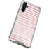 Pink and White Stripes Galaxy A54 5G Clear Case