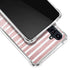 Pink and White Stripes Galaxy A54 5G Clear Case