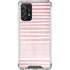 Pink and White Stripes Galaxy A72 5G Clear Case