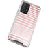 Pink and White Stripes Galaxy A72 5G Clear Case