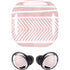 Pink and White Stripes Galaxy Buds Pro Skin