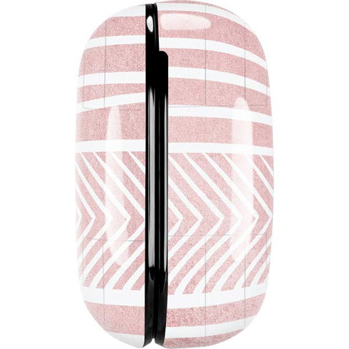 Pink and White Stripes Galaxy Buds Pro Skin