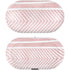 Pink and White Stripes Galaxy Buds Skin