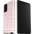 Pink and White Stripes Galaxy Note20 5G Pro Case