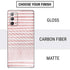 Pink and White Stripes Galaxy Note20 5G Skin