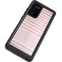 Pink and White Stripes Galaxy Note20 5G Waterproof Case