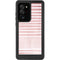 Pink and White Stripes Galaxy Note20 Ultra 5G Waterproof Case