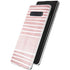 Pink and White Stripes Galaxy S10 Skin