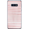 Pink and White Stripes Galaxy S10e Skin