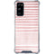Pink and White Stripes Galaxy S20 FE Clear Case