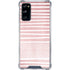 Pink and White Stripes Galaxy S20 FE Clear Case