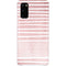 Pink and White Stripes Galaxy S20 Lite Case