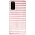 Pink and White Stripes Galaxy S20 Lite Case