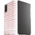 Pink and White Stripes Galaxy S20 Lite Case