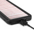 Pink and White Stripes Galaxy S20 Plus Waterproof Case