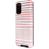 Pink and White Stripes Galaxy S20 Pro Case