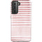 Pink and White Stripes Galaxy S21 5G Pro Case