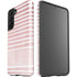 Pink and White Stripes Galaxy S21 5G Pro Case