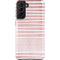 Pink and White Stripes Galaxy S21 Plus 5G Pro Case
