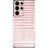 Pink and White Stripes Galaxy S21 Ultra 5G Skin