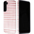 Pink and White Stripes Galaxy S22 Plus Pro Case