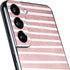 Pink and White Stripes Galaxy S22 Plus Skin