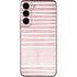 Pink and White Stripes Galaxy S22 Skin