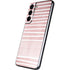 Pink and White Stripes Galaxy S22 Skin