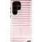 Pink and White Stripes Galaxy S22 Ultra Pro Case