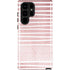 Pink and White Stripes Galaxy S22 Ultra Pro Case