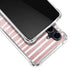Pink and White Stripes Galaxy S23 FE Clear Case