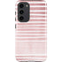 Pink and White Stripes Galaxy S23 Plus Pro Case