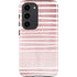 Pink and White Stripes Galaxy S23 Pro Case