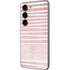 Pink and White Stripes Galaxy S23 Skin