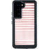 Pink and White Stripes Galaxy S23 Waterproof Case