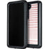 Pink and White Stripes Galaxy S23 Waterproof Case