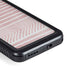 Pink and White Stripes Galaxy S23 Waterproof Case