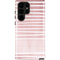 Pink and White Stripes Galaxy S24 Ultra Impact Case