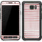 Pink and White Stripes Galaxy S7 Active Skin