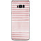 Pink and White Stripes Galaxy S8 Skin