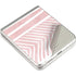 Pink and White Stripes Galaxy Z Flip3 5G Skin
